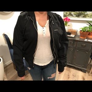 Members Only Black Jacket Large